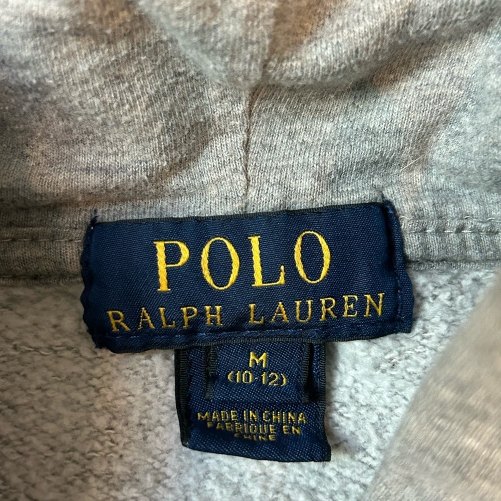 Gray Hoodie with Embroidered Logo - Picture 5 of 6